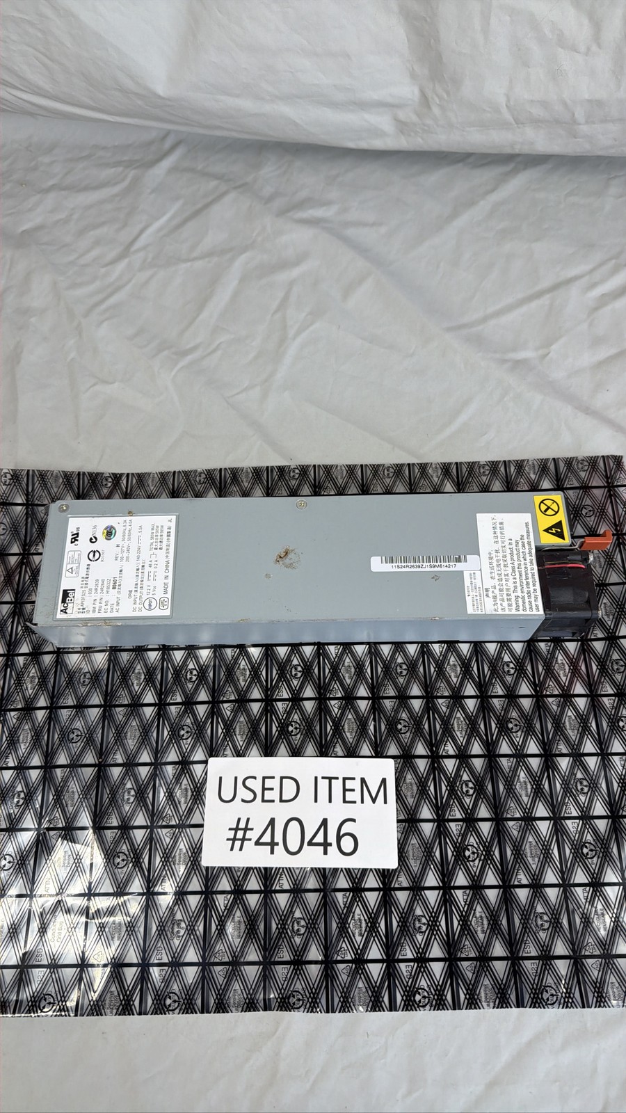 IBM AcBel API3FS25 585W Power Supply 24R2639 24R2640 X336 Server