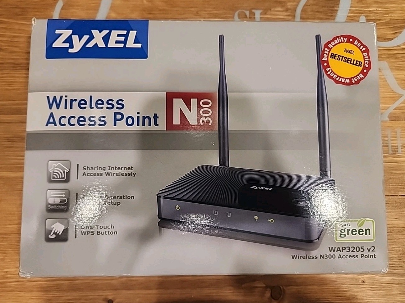 NEW ZyXEL Communication WAP3205 V2 Wireless N300 Access Point
