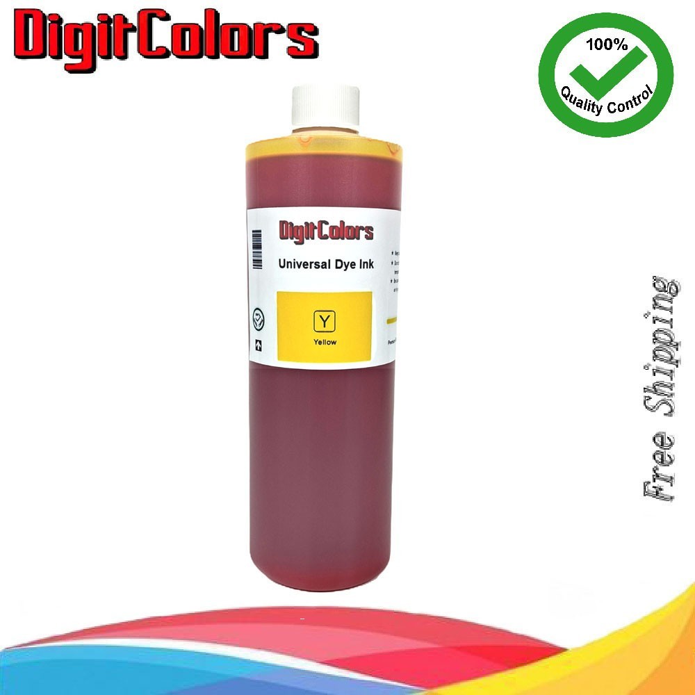 500ml Yellow Ink cartridge refill kit bottle for HP Canon Epson Dell Brother