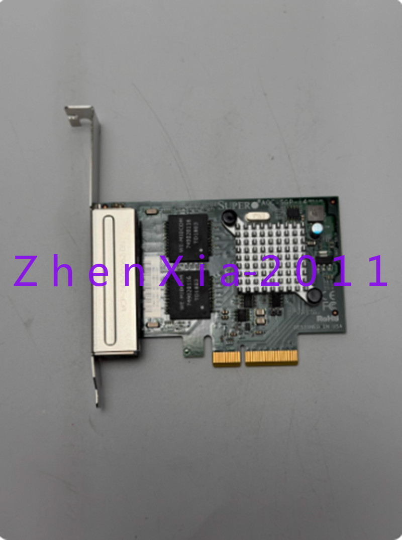 1PC used SUPER AOC-SGP-i4 Four-port Gigabit Network Card