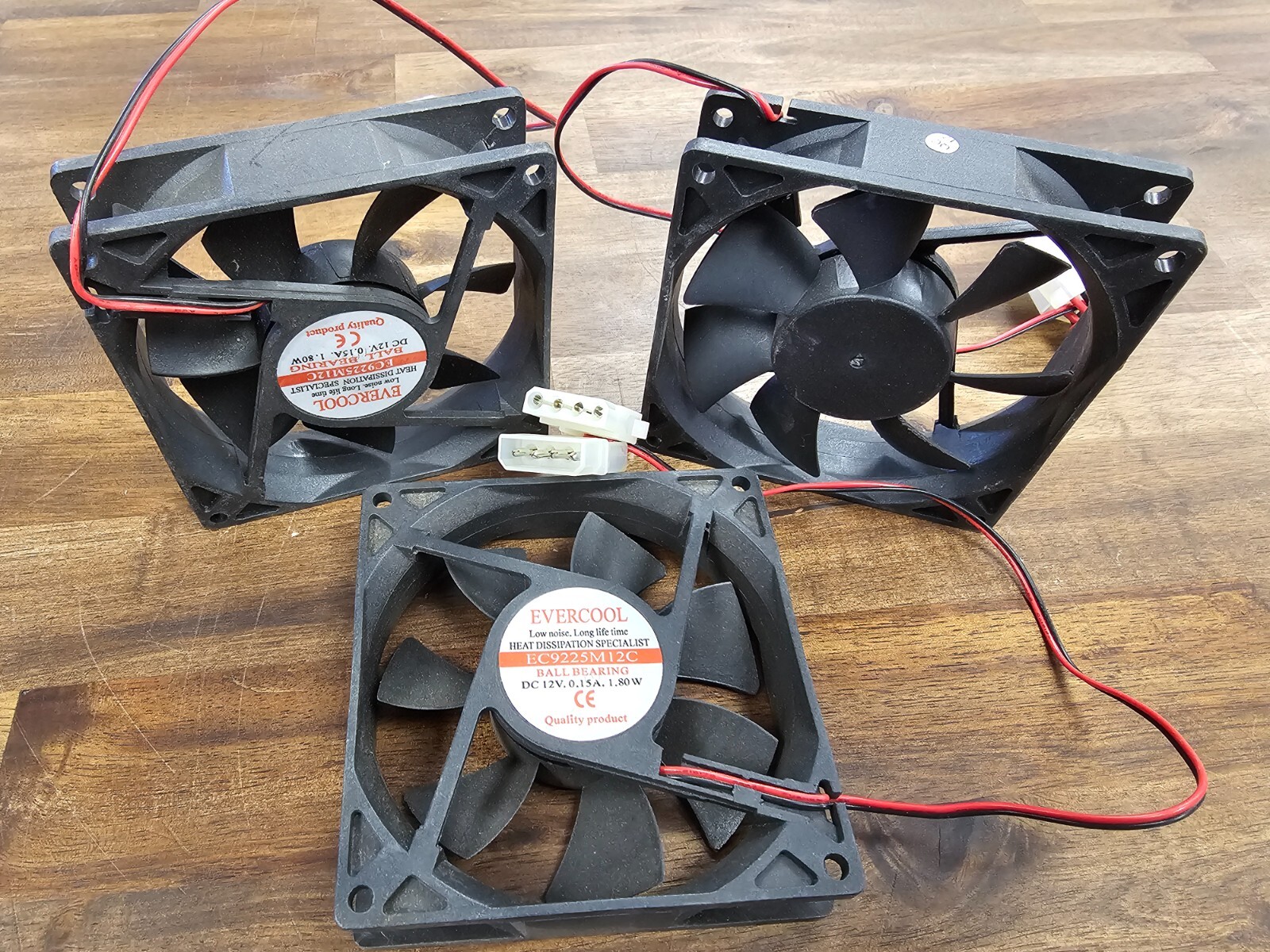OEM Evercool EC9225M12C 92mm Cooling Fan 12V 0.15A Ball Bearing PC Computer Fan 