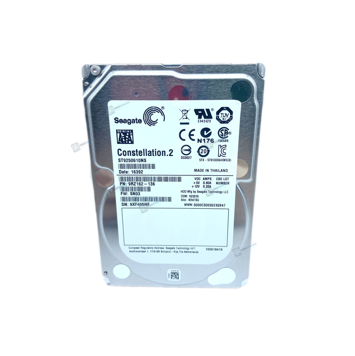 Seagate ST9250610NS Constellation.2 SATA 250GB 2.5'' 6Gb/s 7.2K 64MB Hard Drive