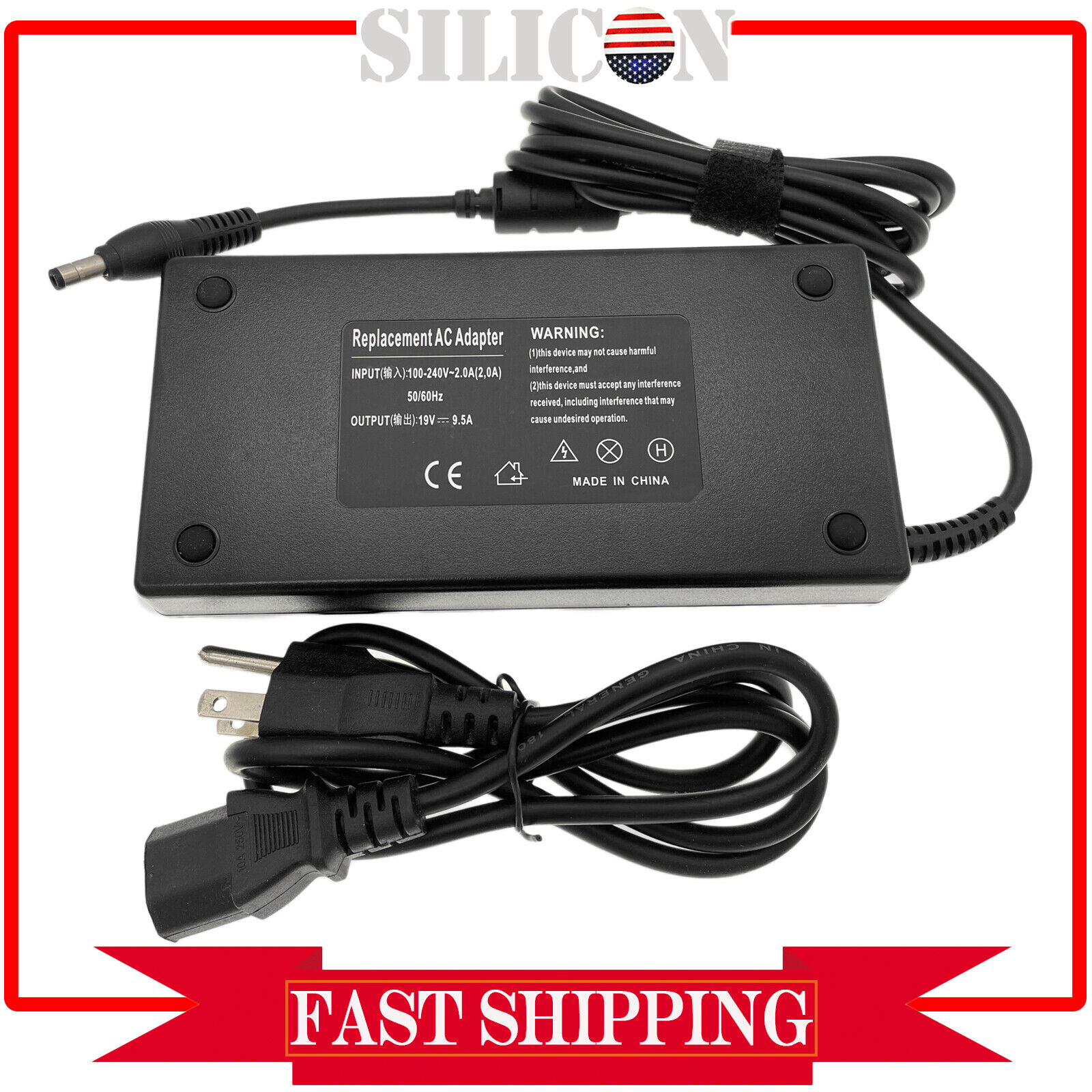 New 180W AC Adapter Charger Power For Asus ROG GL703GE gl703vd-wb71 gl703vd-db74