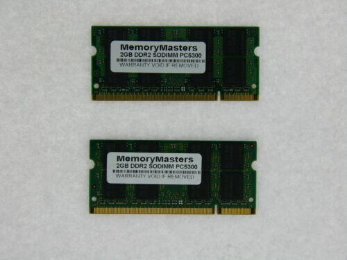 4GB 2x 2GB PC2-5300 Laptop SODIMM DDR2 667 MHz 200pin Memory RAM 4G 5300S