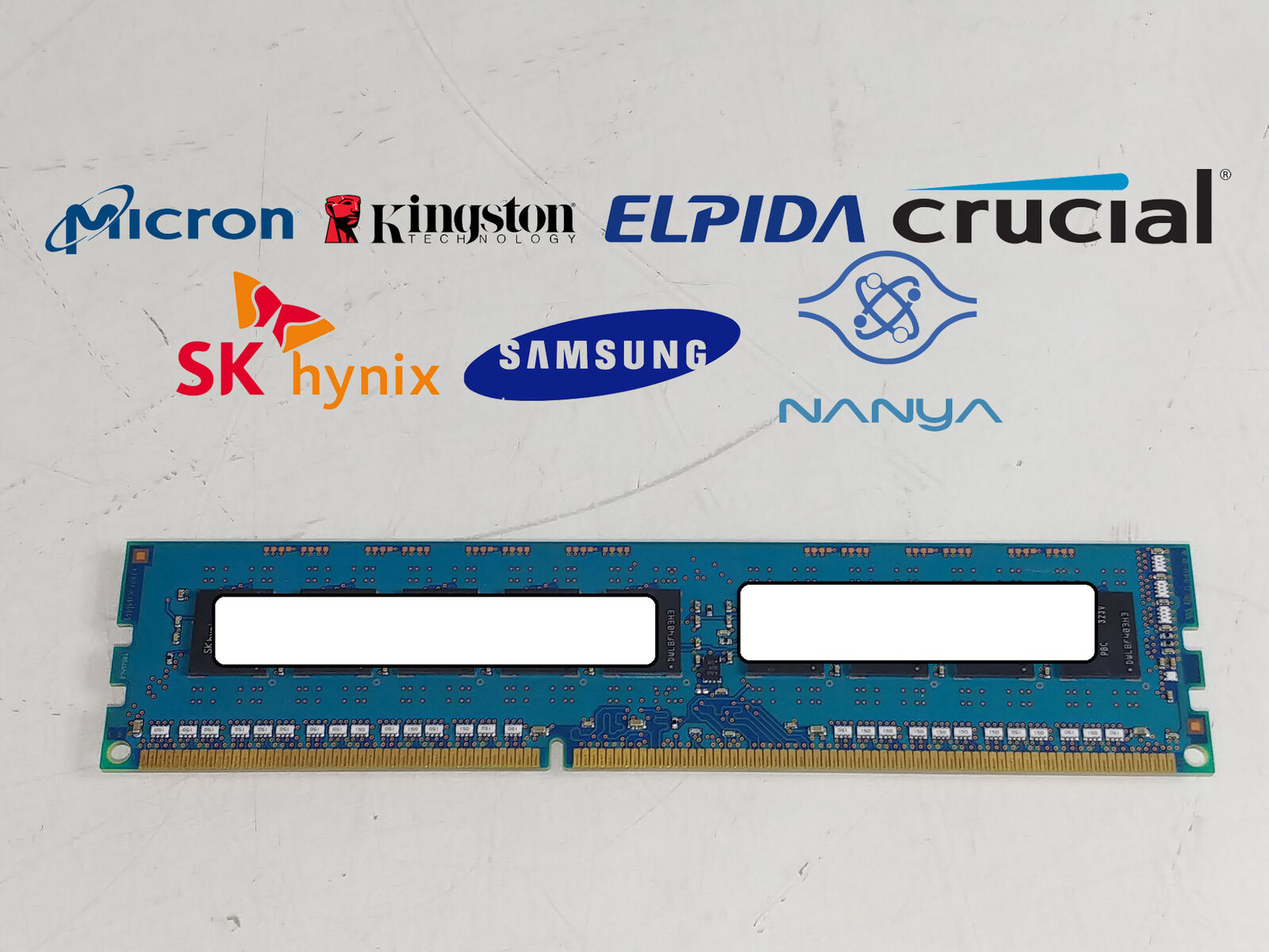 Major Brand 8 GB DDR3-1600 PC3-12800E 2Rx8 1.5V DIMM Server RAM