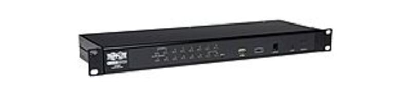 KVM Switchbox Tripp Lite by Eaton NetDirector 8-Port 1U Rack-Mount KVM Switch,