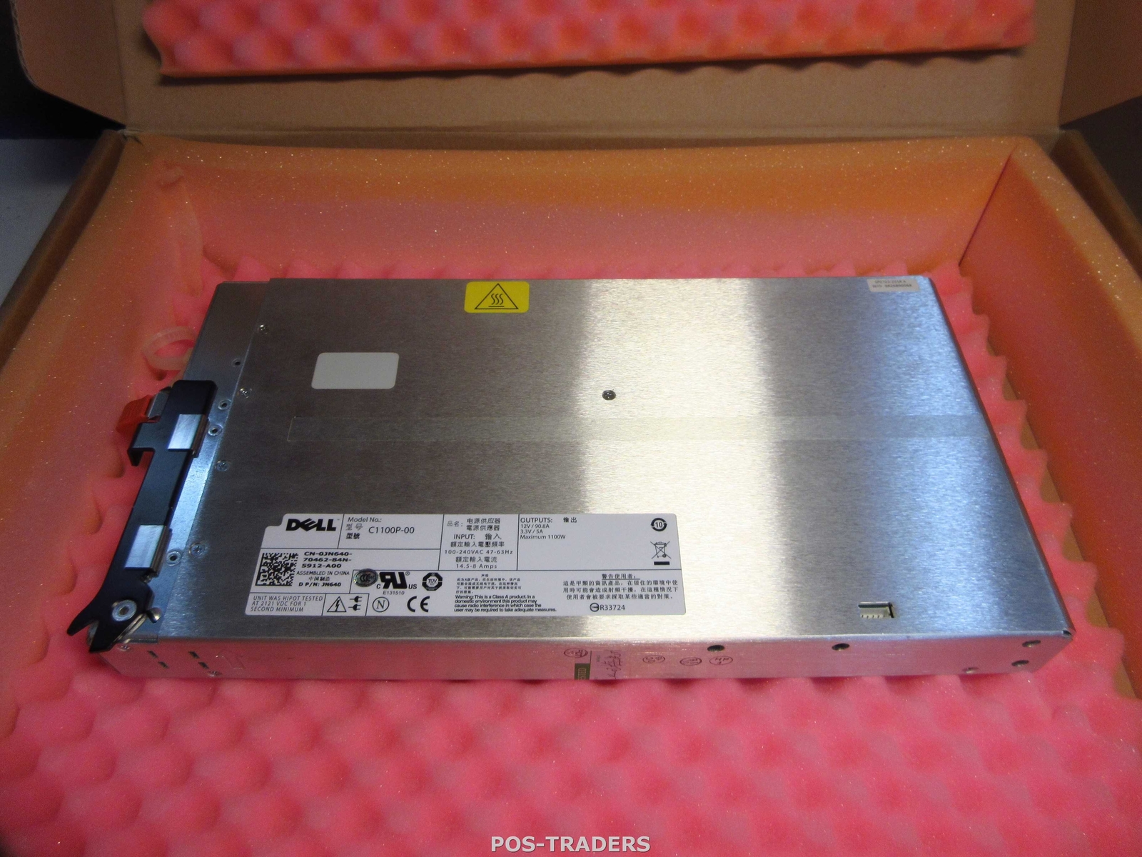 Dell JN640 1100 Watt Hot Plug Redundant Power Supply Unit PowerEdge R900 R905 