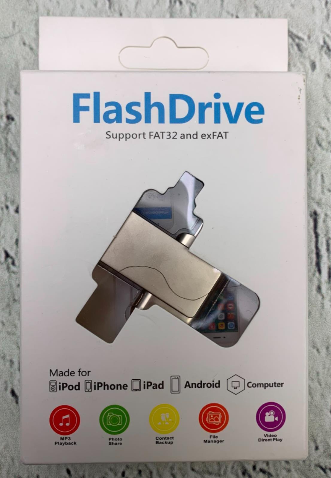 USB Flash Drives Compatible 128GB 3 in 1 Jump Drive Memory Stick