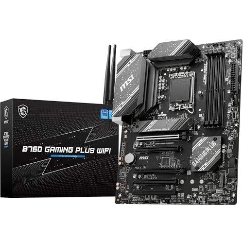 MSI B760 Gaming Plus WiFi V1 ATX Motherboard 1700 DDR5 - Black