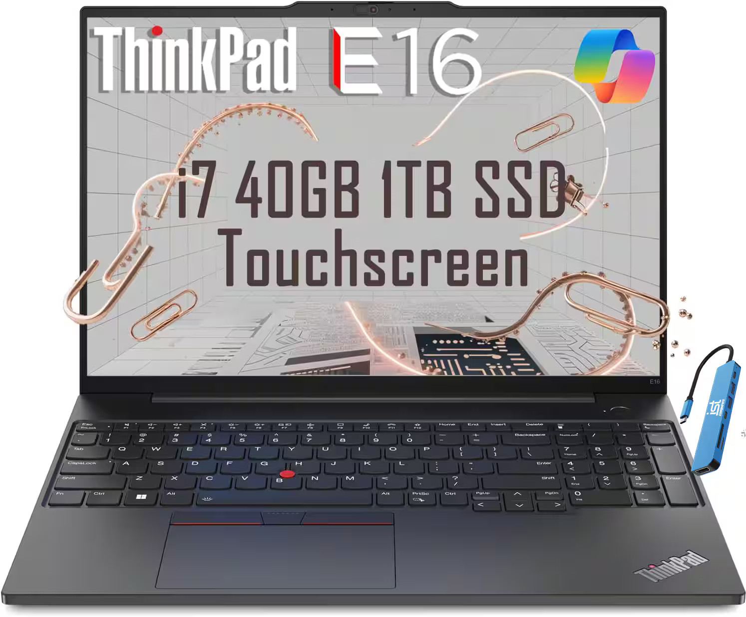 Lenovo - Upgraded - ThinkPad E16 Gen 1 16 in Touch- - Core i7 1TB SSD 40GB RAM