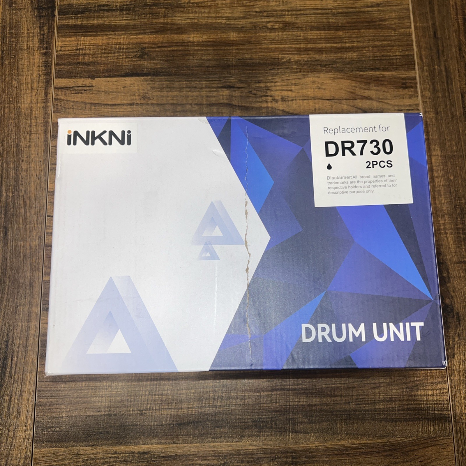 INKNI DR730 Drum Unit Replacement for Brother DR-730 2 Pack Open Box