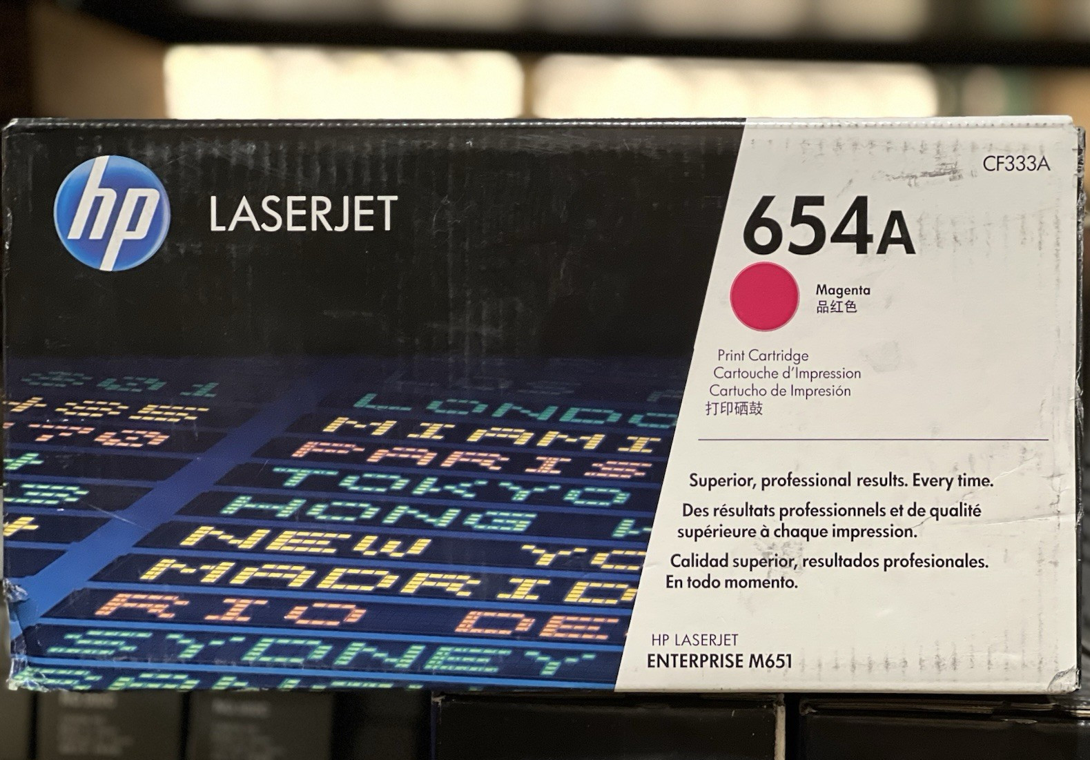 HP 654A (CF333A) Magenta LaserJet Toner Cartridge,OEM