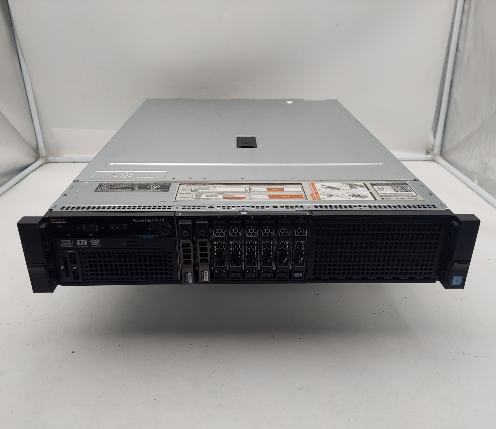 Dell PowerEdge R730 Server 2x Xeon E5-2650 V4 2.20GHz 16GB RAM H730P 2x 750w PSU