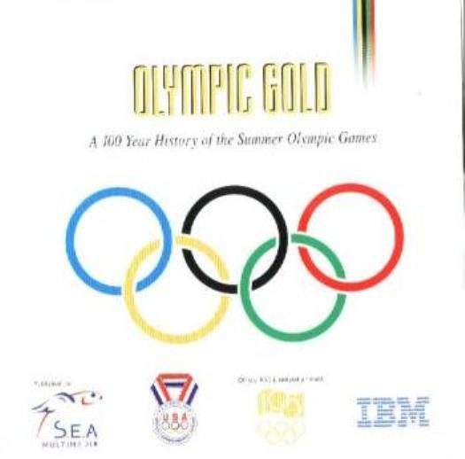 Olympic Gold PC CD research 100 years history of summer games competition 1995
