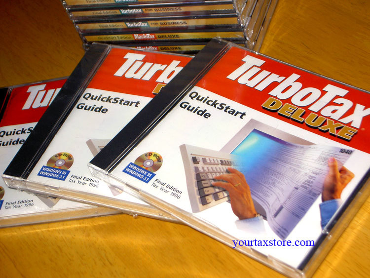 1996 TurboTax Federal Deluxe Final Edition NEW Factory sealed CD Very RARE 