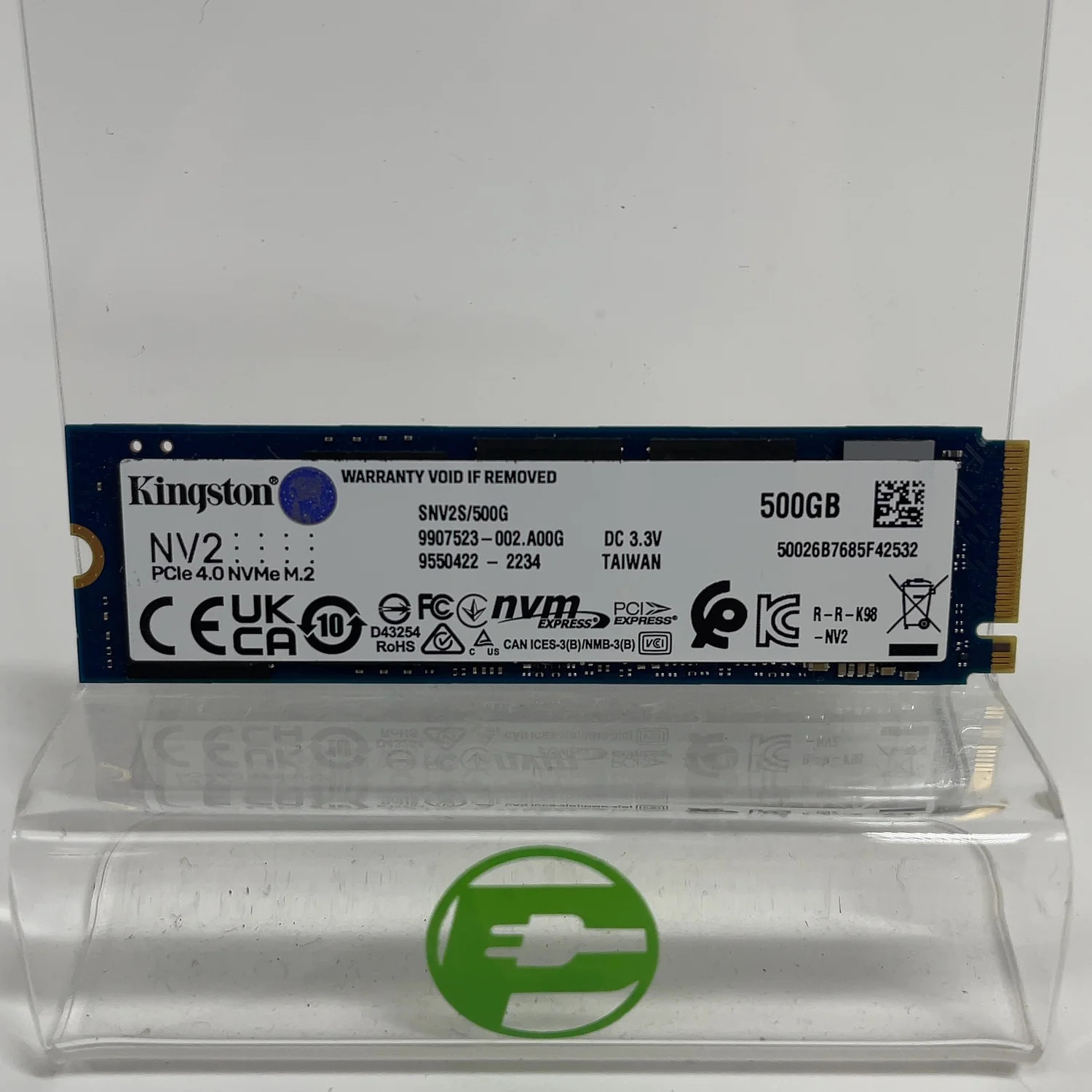 Kingston 2280mm SNV2S 500GB M.2 NVMe Gen 4.0 x 4 SSD 9907523