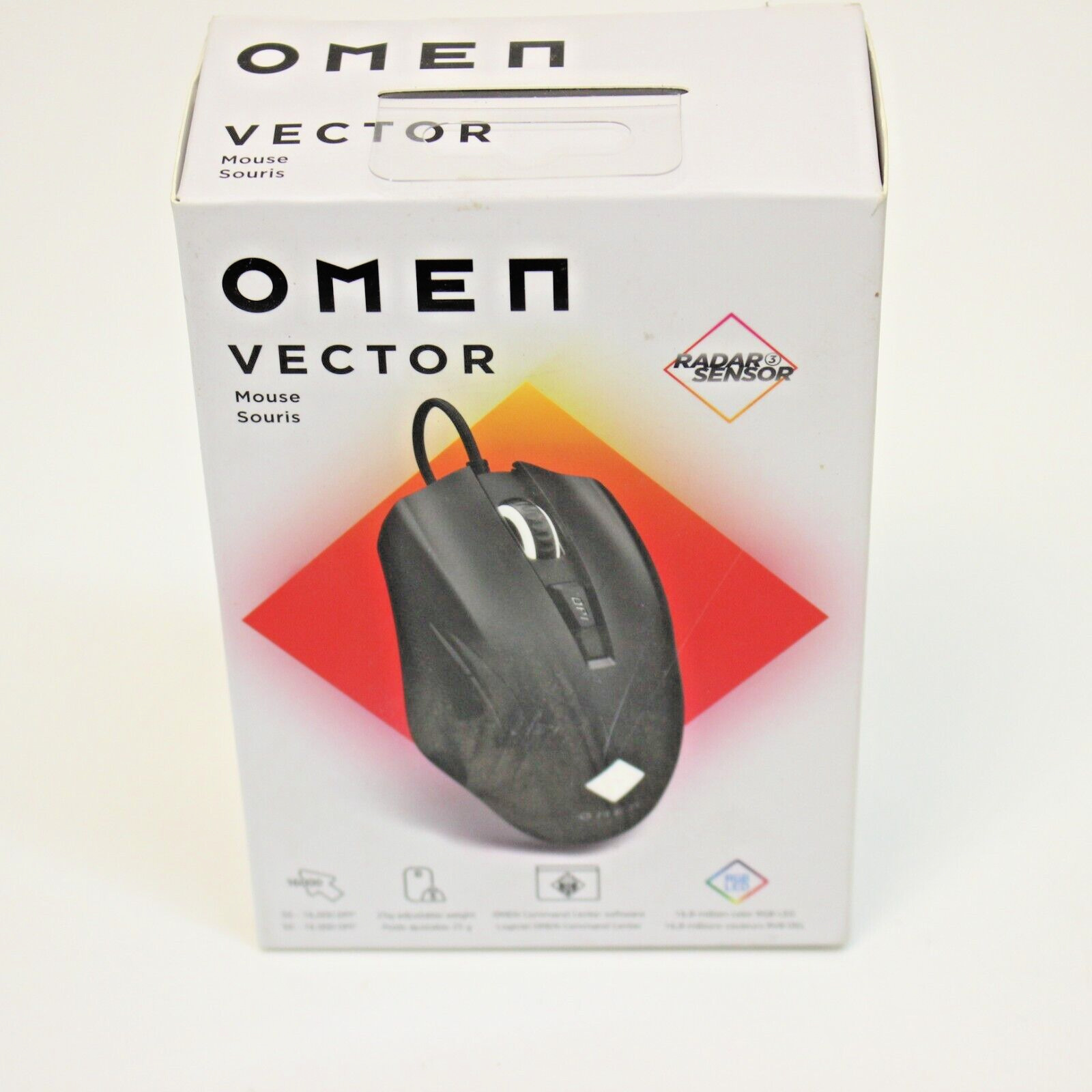 Factory Sealed HP OMEN - Vector Wired Gaming Mouse - Black