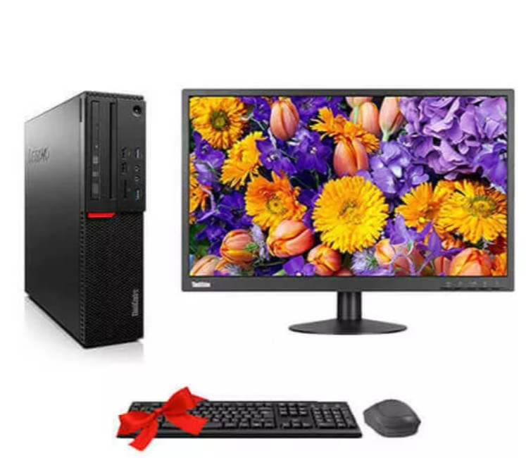 Lenovo M710 SFF Desktop PC i5-6th up 32GB RAM 1TB SSD Wi-Fi 24" LED Win11 Pro