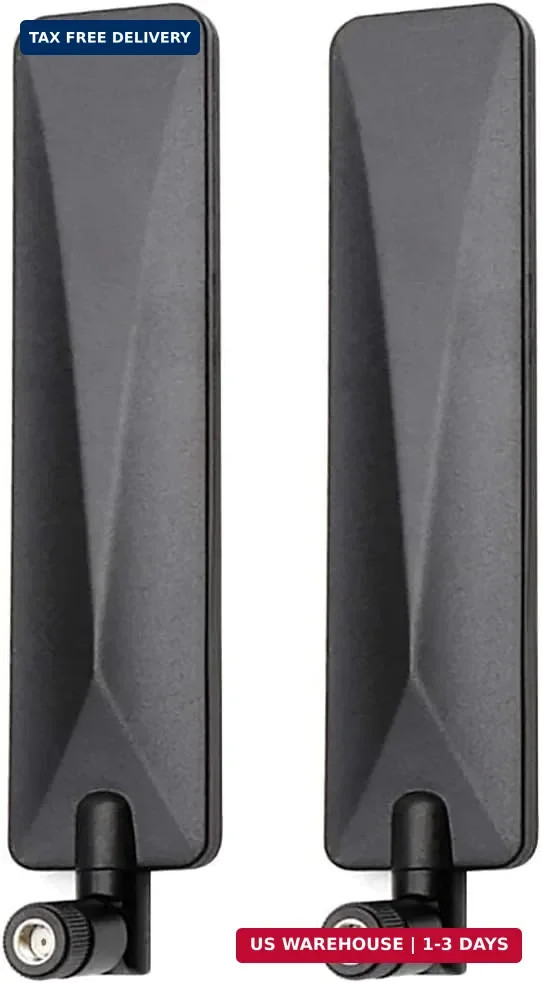 Bingfu 4G LTE Cellular Trail Game Camera Antenna 9dBi RP-SMA Male (2-Pack) Compa