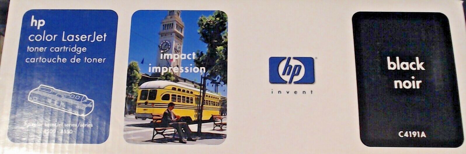 HP C4191A Print Original Cartridge Brand New Factory Sealed Box for 4500-4550