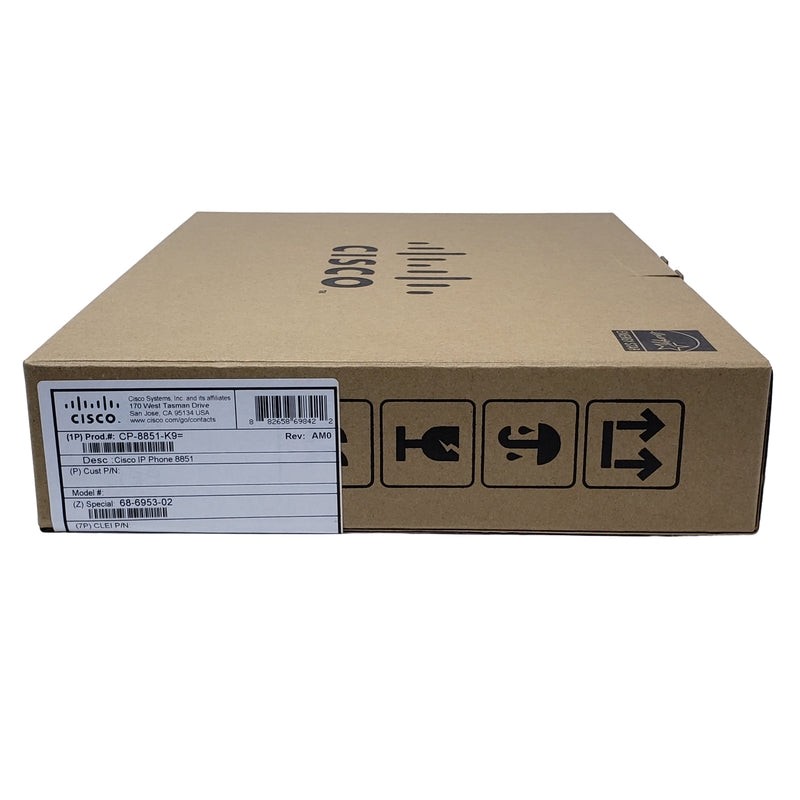 Cisco 8851 IP Phone (CP-8851-K9=) - Brand New w/1 Year Warranty