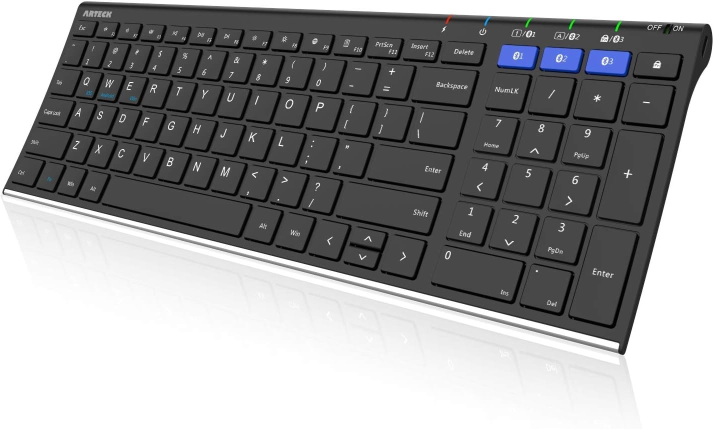 Universal 2.4G Wireless Bluetooth Touch TV Keyboard Multi-Device Media Control