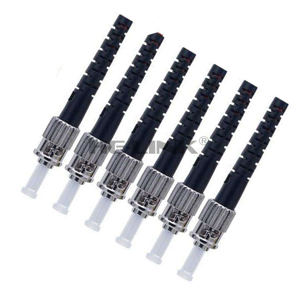 150M ST-ST Indoor Armored Singlemode 6 Strands Fiber Optic Cable