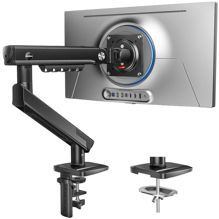 Brazo de Monitor Ajustable con Resorte Mecánico para Pantallas de 13–32" VESA