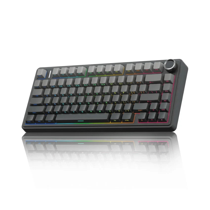 Aula F75 Pro Wired/Wireless Mechanical Keyboard Black + Gradient Grey