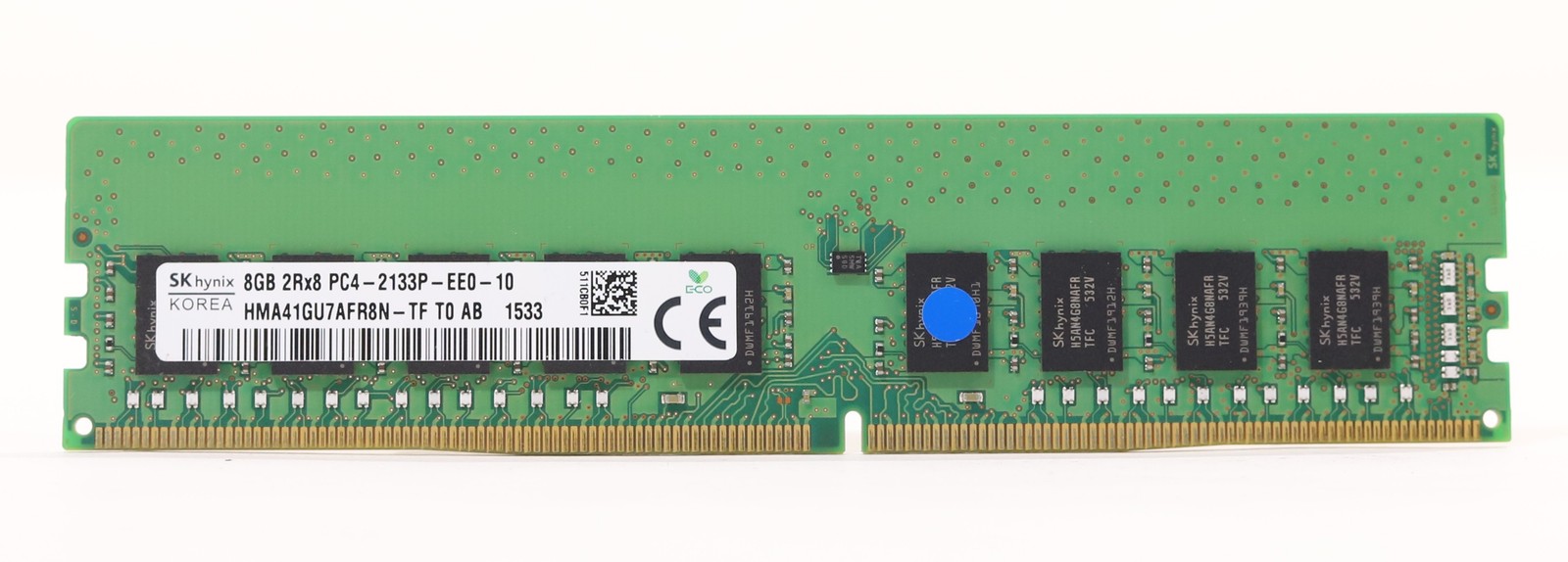 SK Hynix 8GB 2Rx8 PC4-2133P-EE0-10 ECC Unbuffered Memory P/N: HMA41GU7AFR8N-TF