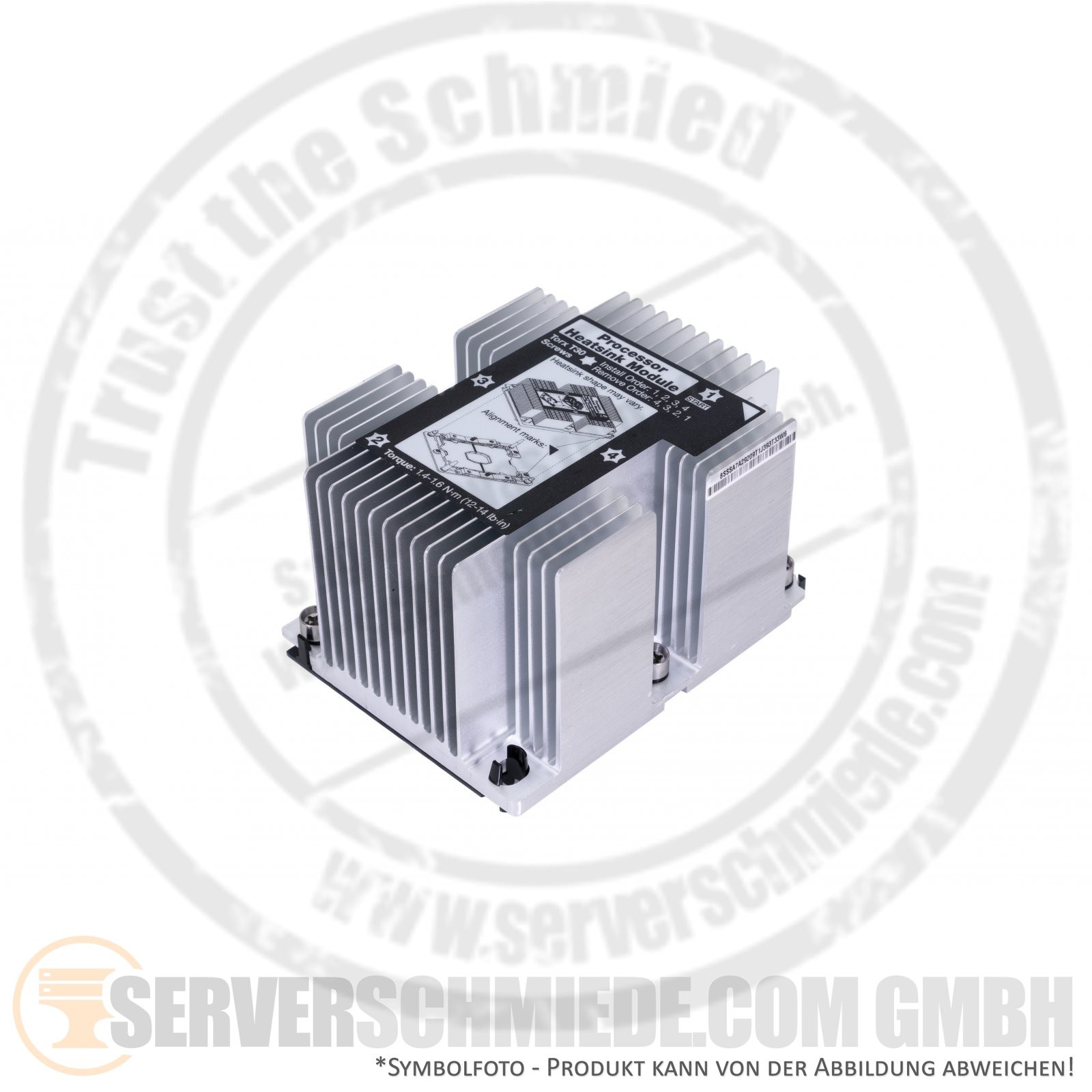 Lenovo IBM Standard Performance Heatsink CPU Cooler Max 125W SR550 SR650 SR670