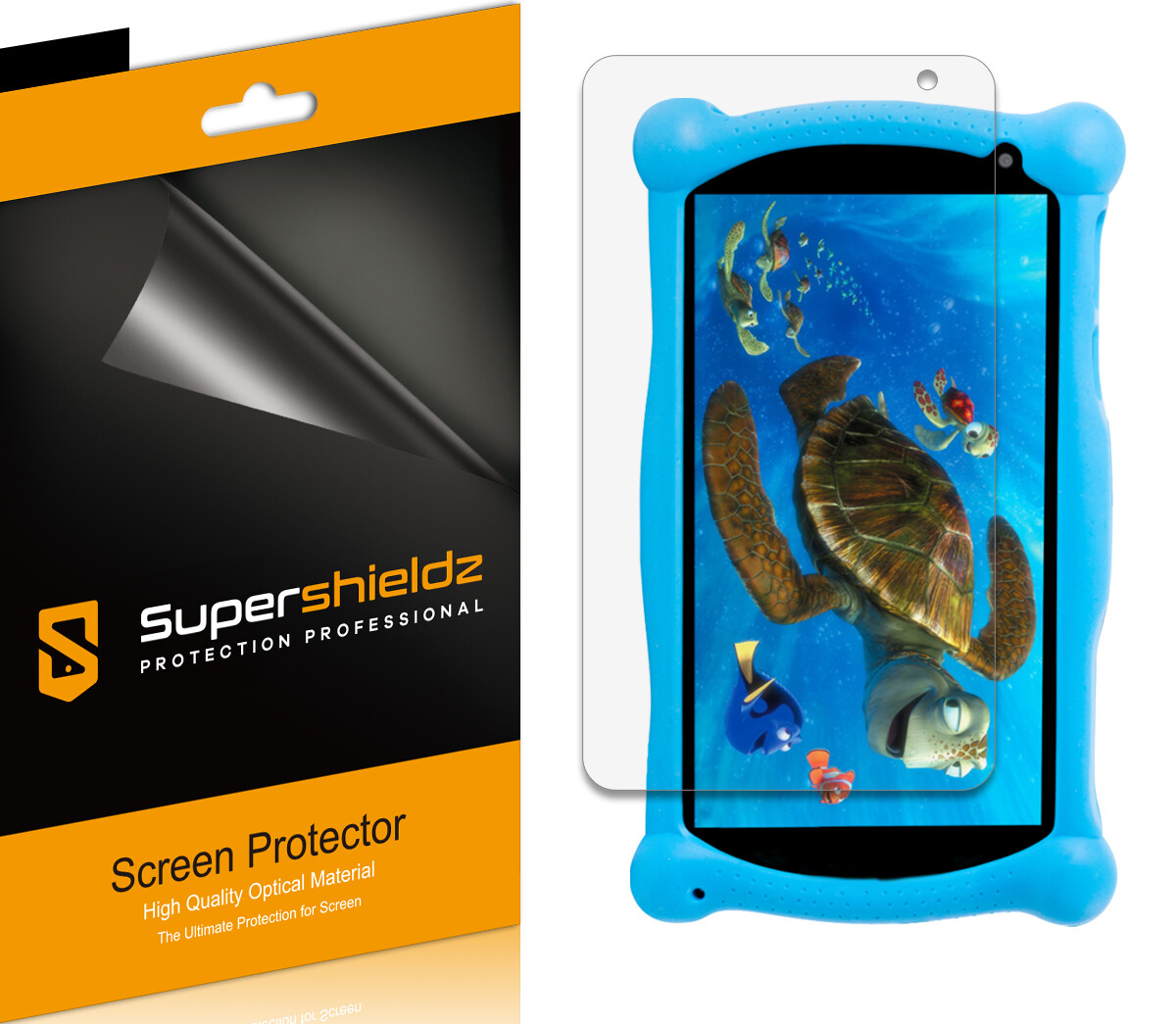3X Supershieldz Clear Screen Protector for Contixo Kids Tablet 7" (V10/ V10Plus)