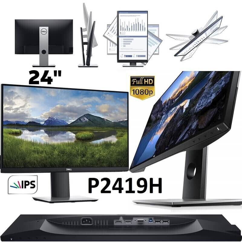 Dell P2419H 24" Full HD IPS LED Monitor - Black Grade B minor Scratches On LCD