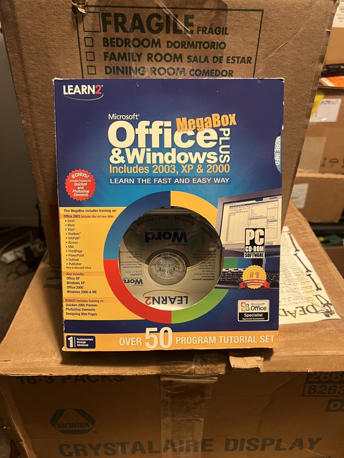 Learn2 Microsoft Office & Windows Plus MegaBox Includes 2003, XP & 2000