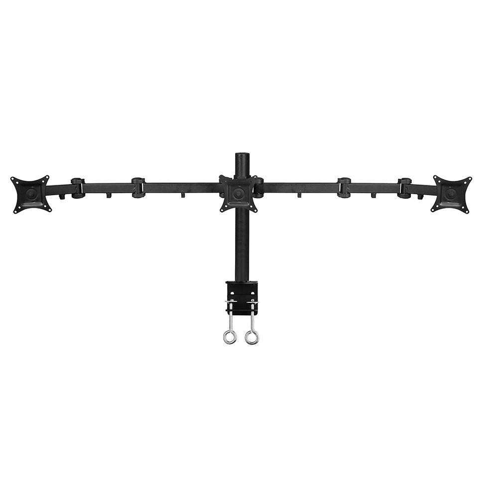 SIIG CE-MT0R12-S3 Triple Articulating Desk Mount for Monitors 13"- 27"