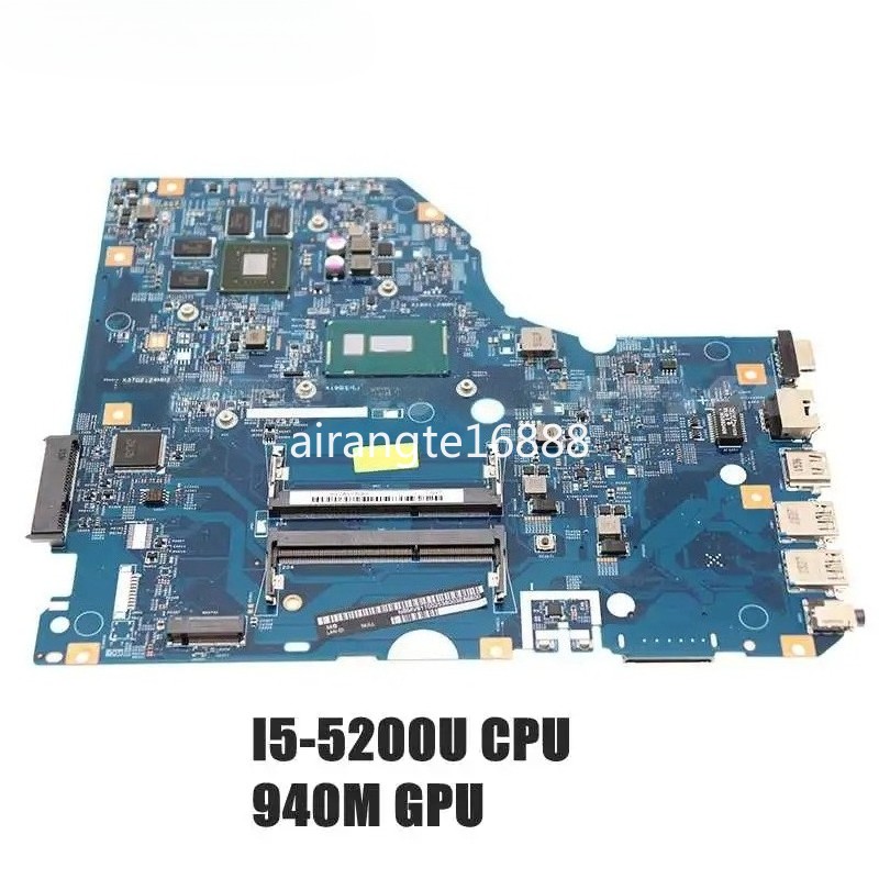14276-1M For ACER asipre E5-772G Laptop Motherboard 940M GPU I5-5200U CPU