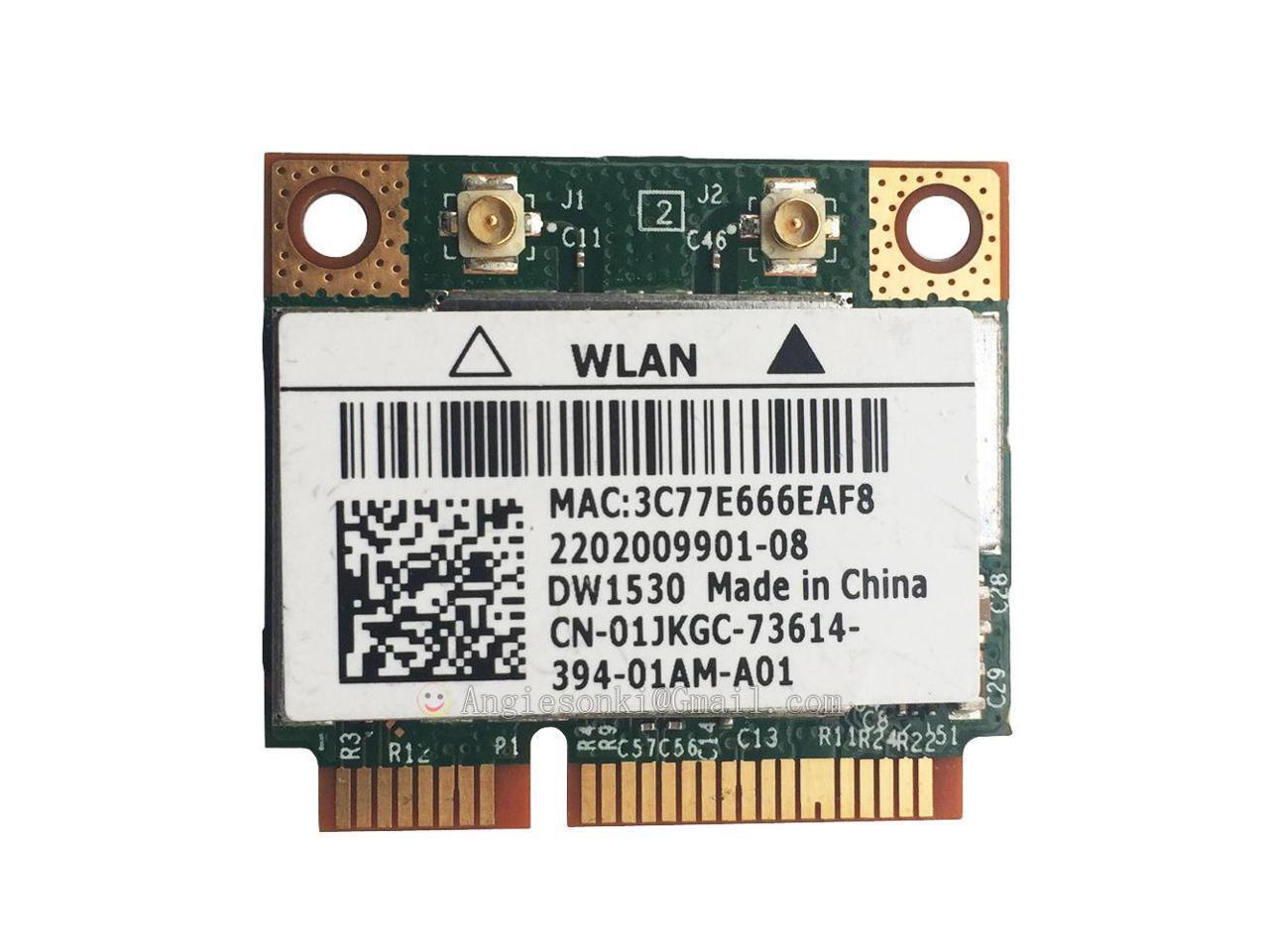 👍Dell DW1530 Optiplex 7010 9010 Wifi Card Half-Height Mini-PCI 802.11abgn 1JKGC