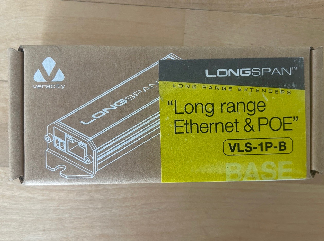 Veracity - VLS-1P-B - Veracity Long Range Ethernet and POE