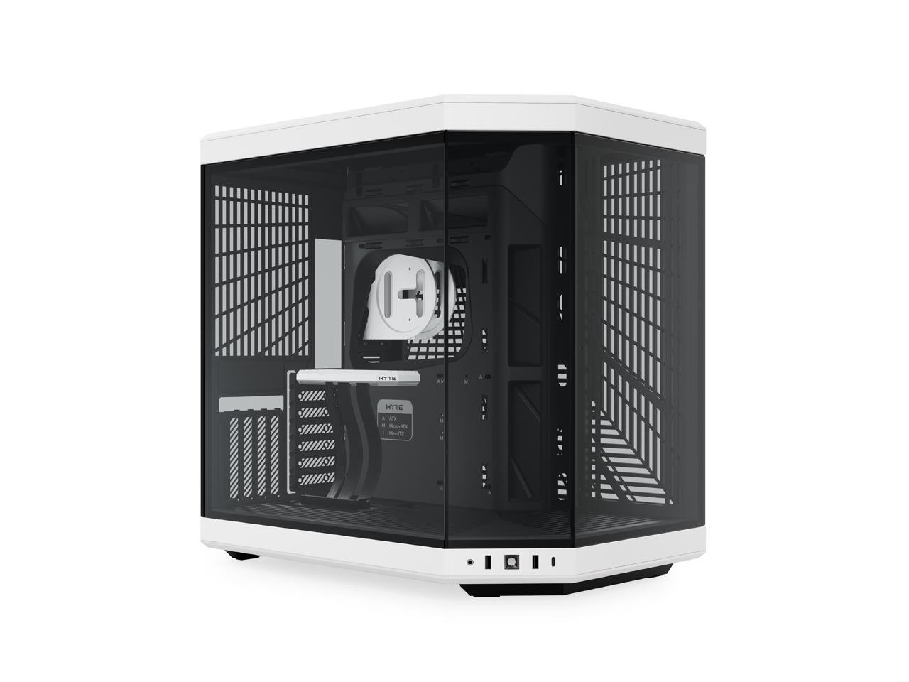 HYTE Y70 CS-HYTE-Y70-BW Dual Chamber Mid-Tower ATX Case with PCIe 4.0 Express