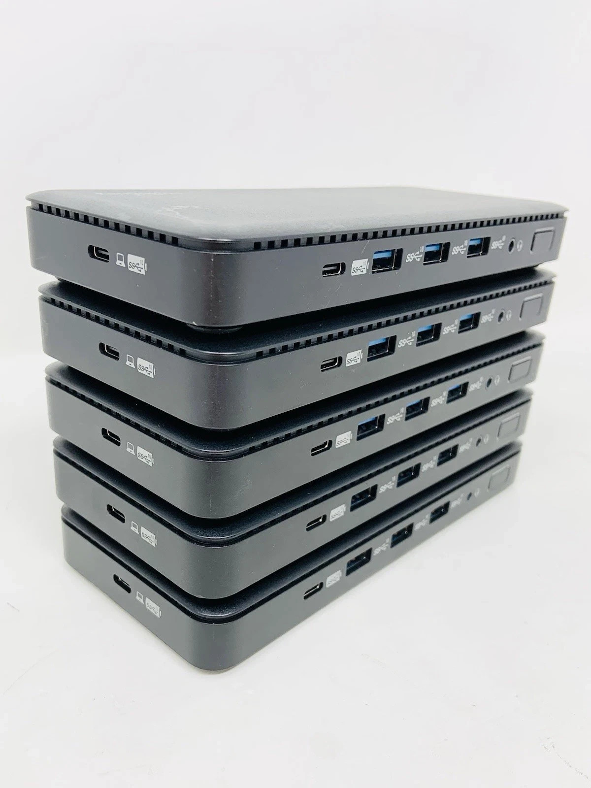LOT OF 5: KENSINGTON SD4839P USB-C 10GBPS TRIPLE VIDEO DRIVERLESS DOCKIN STATION