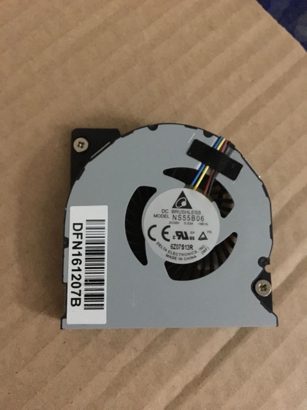 DELTA NS55B06 laptop Cooling Fan DC 5V 0.53A 4-Pin DFN161207B