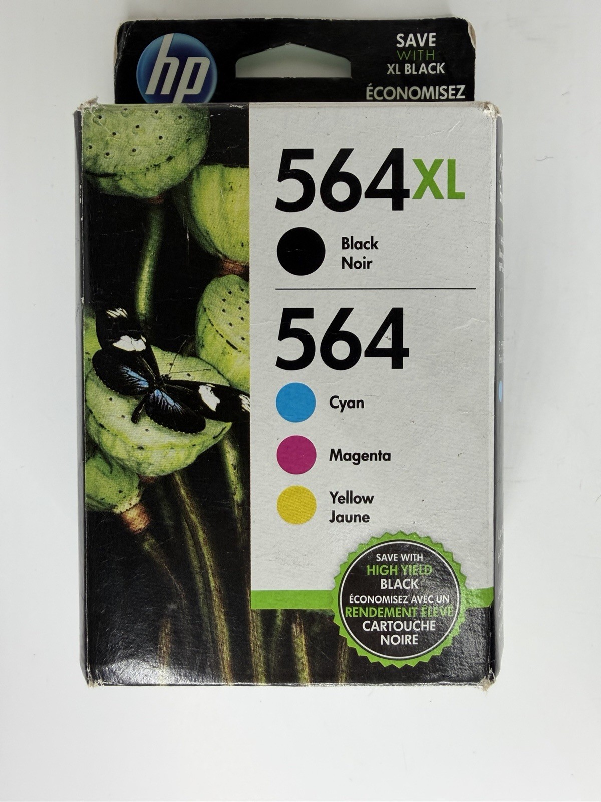 HP 564XL Black & HP 564 Color Ink Cartridges Genuine Expired 9/18 New Sealed