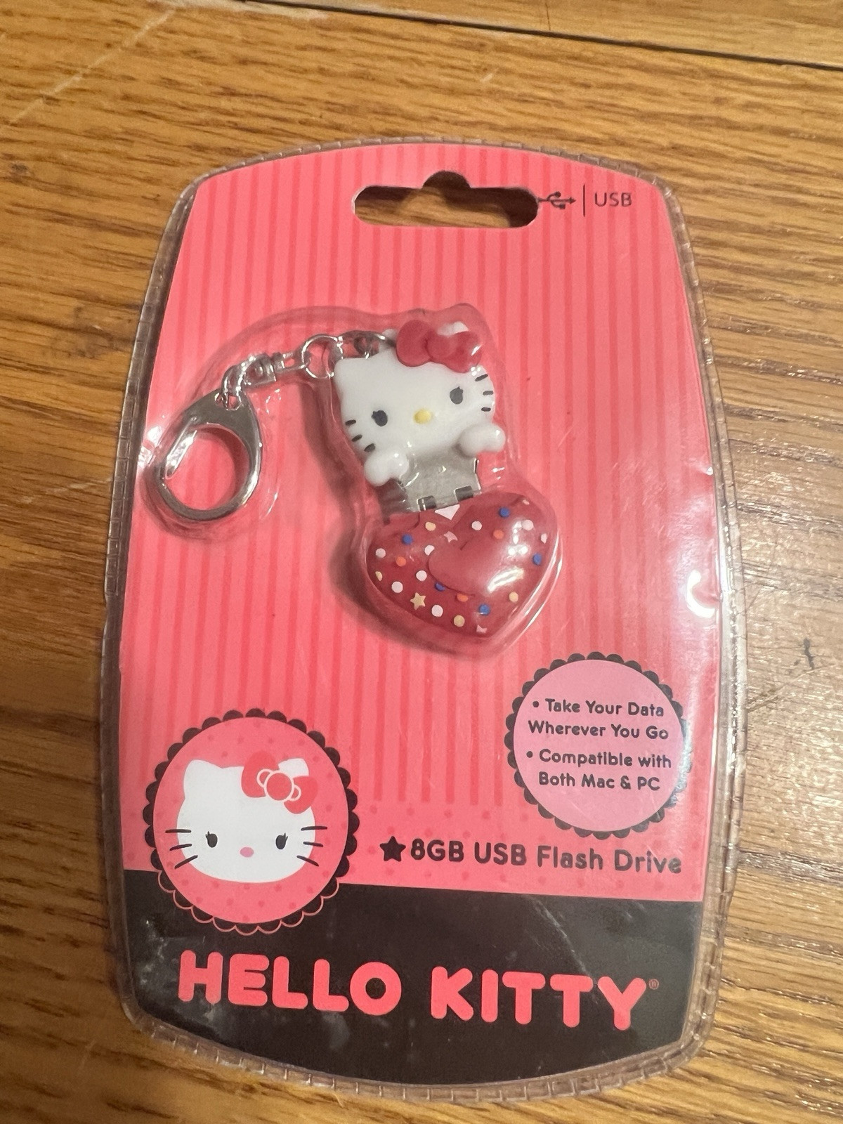 Hello Kitty Sakar 8GB USB Flash Drive Keychain Sanrio 2012 Mac PC