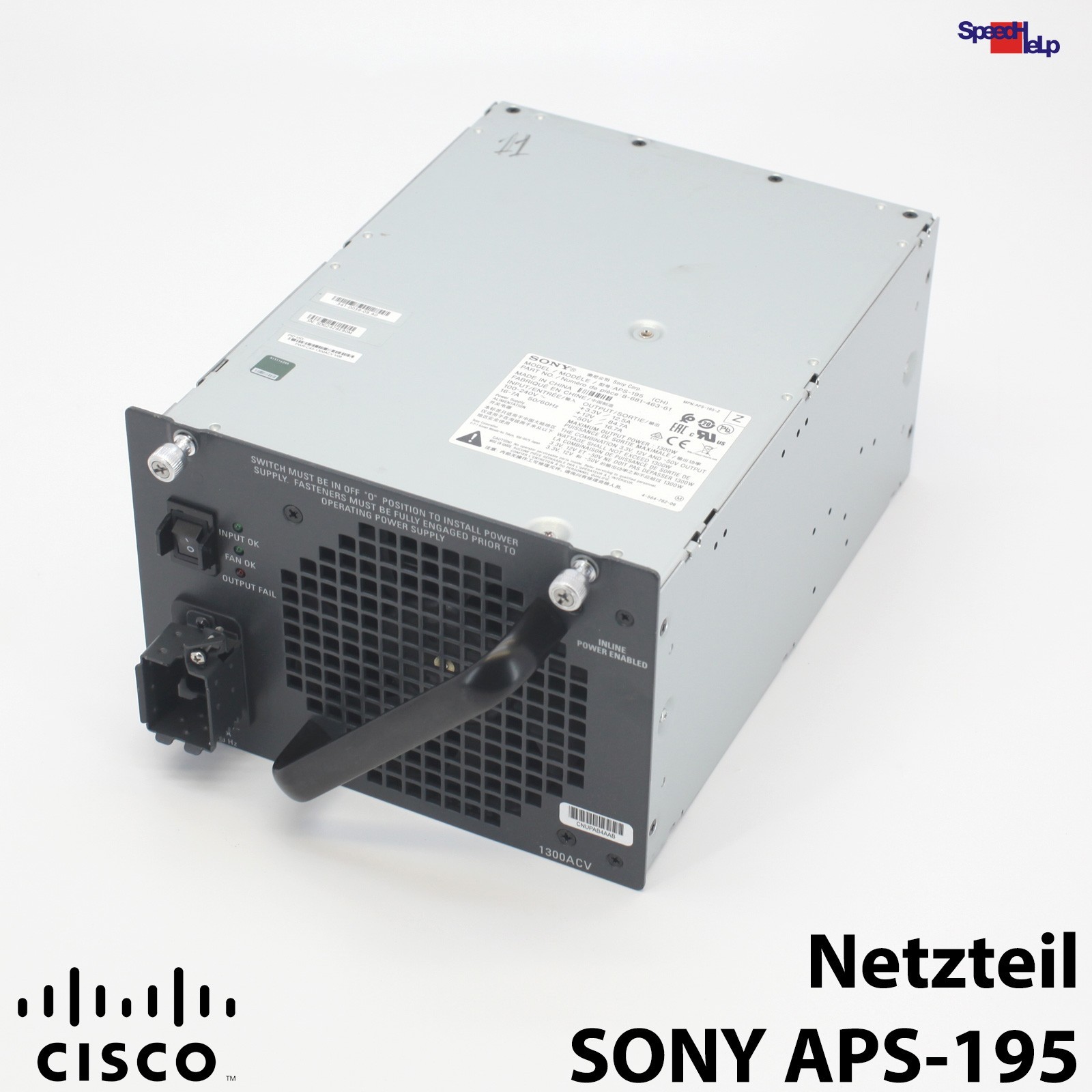 Sony APS-195 Power Supply for Cisco Catalyst 8-681-463-61 341-0038-09
