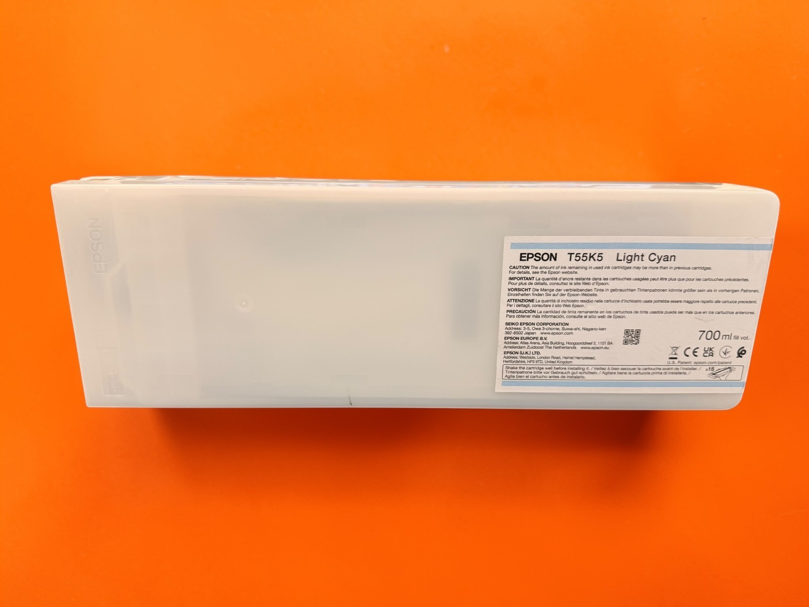 Epson T55K5/T8045 Light Cyan 700ml - P9000 P8000 P7000 P6000 OPEN BOX NO BOX