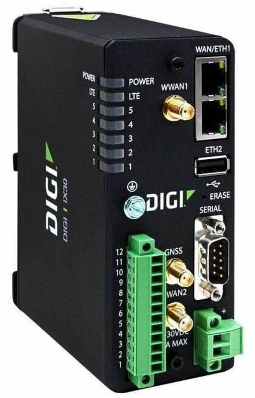Digi International - IX30-00P7 - Digi IX30 2 SIM Ethernet, Cellular