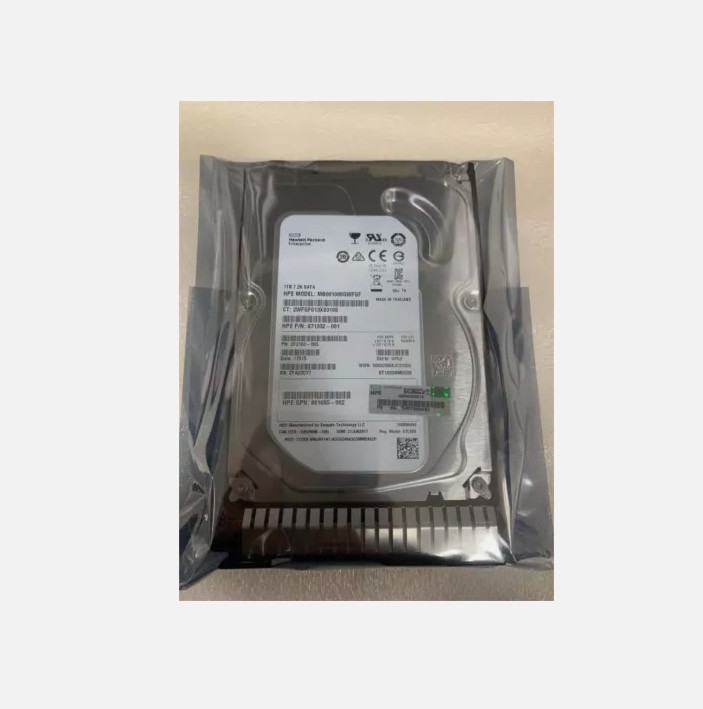 861691-B21 for HP 1TB SATA 6G 3.5 LFF Midline 7.2K Smart Carrier HDD 862128-001