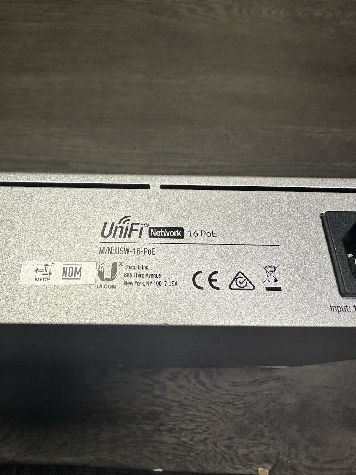 Ubiquiti UniFi USW-16-POE 16-Port Gigabit PoE Ethernet Switch