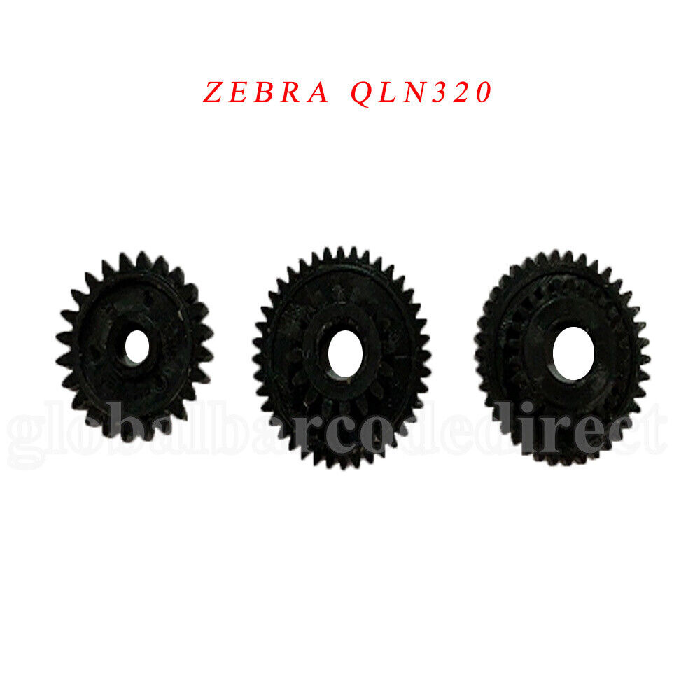 New Platten Roller Gear for Zebra QLN320 Mobile Printer (3pcs/set)