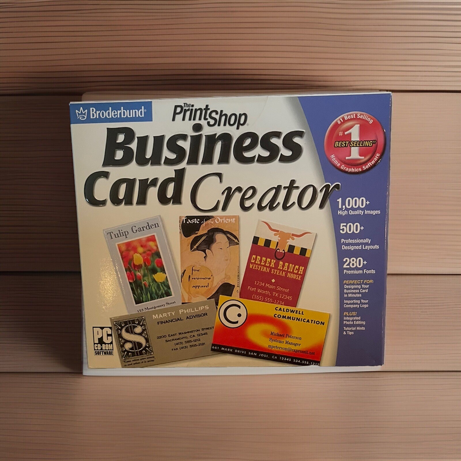 Broderbund Print Shop Letterhead Envelopes and More Pc Win 95/98/Me/2000